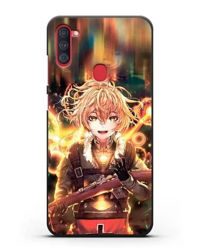 Чехол аниме Военная хроника маленькой девочки - Таня в бою силиконовый для Samsung Galaxy A11 [SM-A115F]
