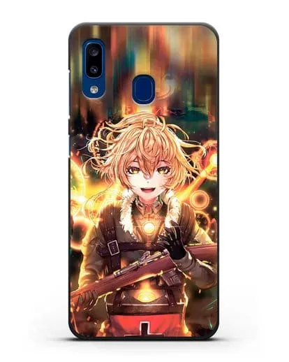 Чехол аниме Военная хроника маленькой девочки - Таня в бою силиконовый для Samsung Galaxy A20 [SM-A205FN]