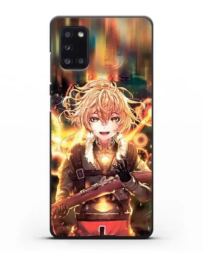 Чехол аниме Военная хроника маленькой девочки - Таня в бою силиконовый для Samsung Galaxy A31 [SM-A315F]