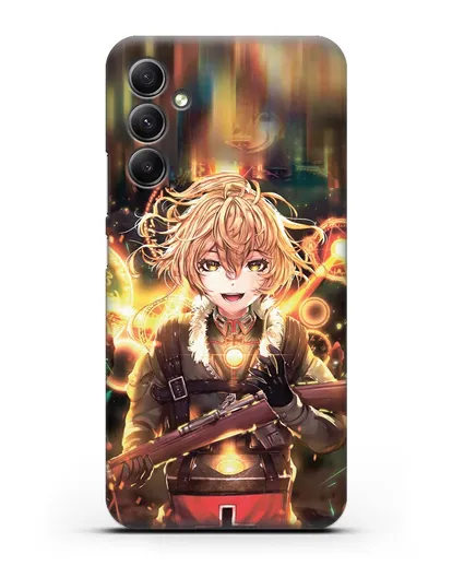 Чехол аниме Военная хроника маленькой девочки - Таня в бою силиконовый для Samsung Galaxy A34 [SM-A346]