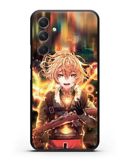 Чехол аниме Военная хроника маленькой девочки - Таня в бою силиконовый для Samsung Galaxy A54 [SM-A536]