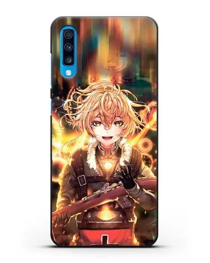 Чехол аниме Военная хроника маленькой девочки - Таня в бою силиконовый для Samsung Galaxy A70 [SM-A705F]
