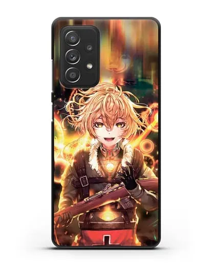 Чехол аниме Военная хроника маленькой девочки - Таня в бою силиконовый для Samsung Galaxy A53