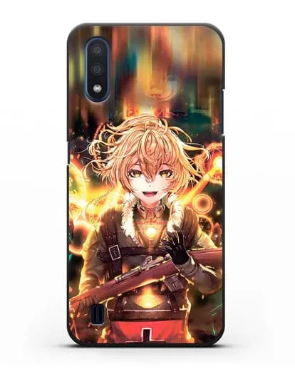Чехол аниме Военная хроника маленькой девочки - Таня в бою силиконовый для Samsung Galaxy M01 [SM-M015F]