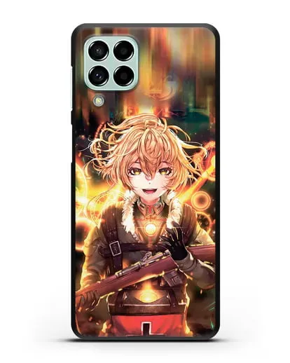 Чехол аниме Военная хроника маленькой девочки - Таня в бою силиконовый для Samsung Galaxy M33 [SM-M336]