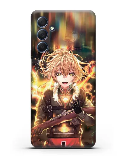 Чехол аниме Военная хроника маленькой девочки - Таня в бою силиконовый для Samsung Galaxy M54 [SM-M546]