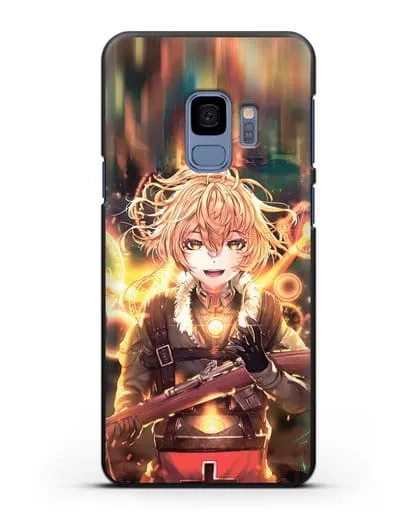 Чехол аниме Военная хроника маленькой девочки - Таня в бою силиконовый для Samsung Galaxy S9 [SM-G960F]