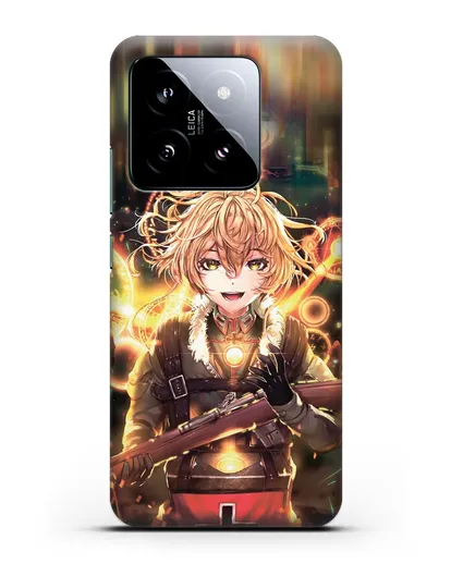 Чехол аниме Военная хроника маленькой девочки - Таня в бою силиконовый для Xiaomi 14