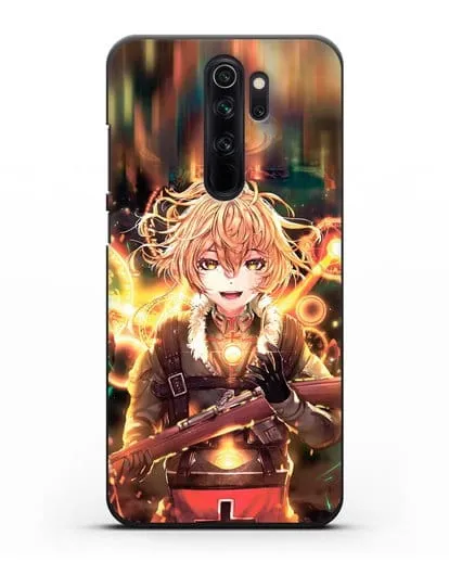 Чехол аниме Военная хроника маленькой девочки - Таня в бою силиконовый для Xiaomi Redmi Note 8 Pro