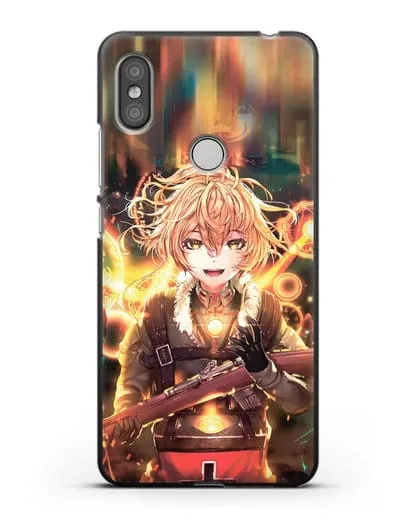 Чехол аниме Военная хроника маленькой девочки - Таня в бою силиконовый для Xiaomi Redmi S2