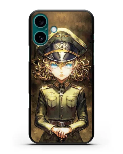 Чехол аниме Военная хроника маленькой девочки - Таня-зло силиконовый для iPhone 16 Plus