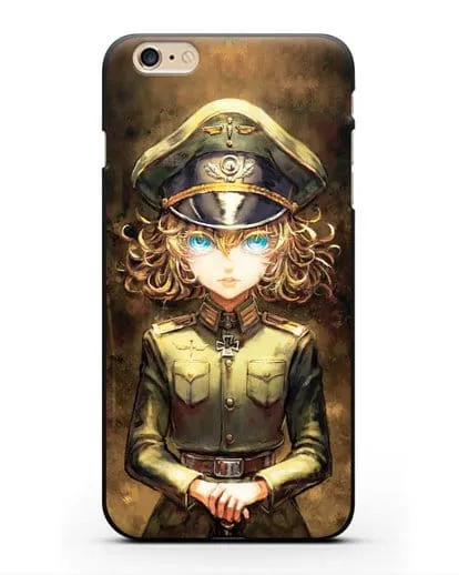 Чехол аниме Военная хроника маленькой девочки - Таня-зло силиконовый для iPhone 6s Plus