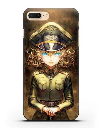 Чехол аниме Военная хроника маленькой девочки - Таня-зло силиконовый для iPhone 8 Plus