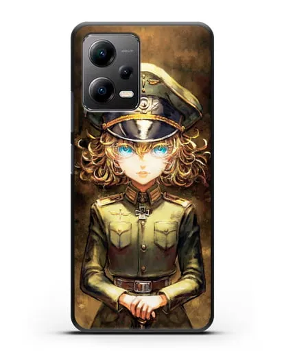 Чехол аниме Военная хроника маленькой девочки - Таня-зло силиконовый для Xiaomi Poco X5