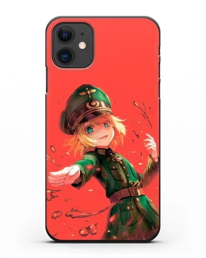 Чехол аниме Военная хроника маленькой девочки - Злая Таня силиконовый для iPhone 11