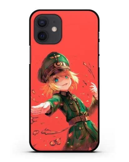 Чехол аниме Военная хроника маленькой девочки - Злая Таня силиконовый для iPhone 12