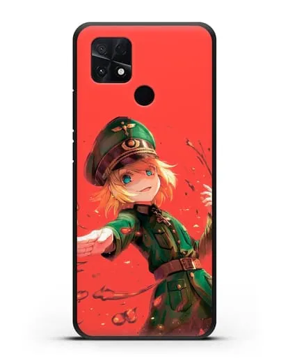Чехол аниме Военная хроника маленькой девочки - Злая Таня силиконовый для Xiaomi Poco C40