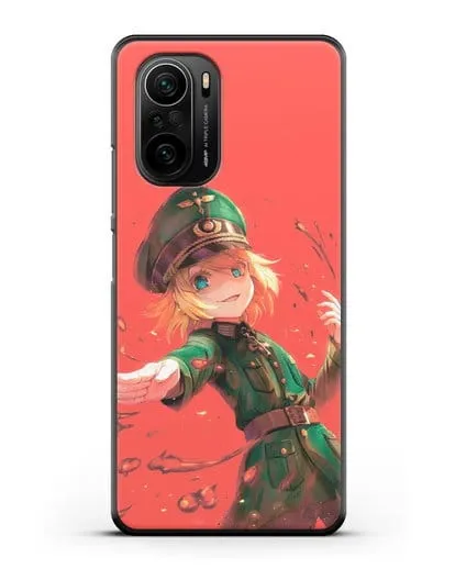 Чехол аниме Военная хроника маленькой девочки - Злая Таня силиконовый для Xiaomi Poco F3 Pro