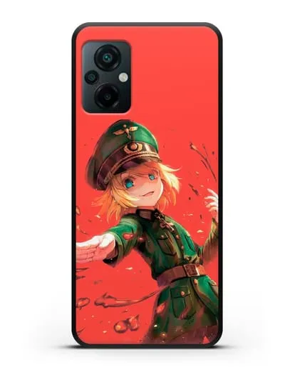 Чехол аниме Военная хроника маленькой девочки - Злая Таня силиконовый для Xiaomi Poco M5