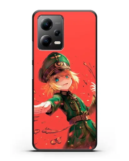 Чехол аниме Военная хроника маленькой девочки - Злая Таня силиконовый для Xiaomi Poco X5