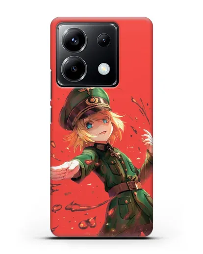 Чехол аниме Военная хроника маленькой девочки - Злая Таня силиконовый для Xiaomi Poco X6