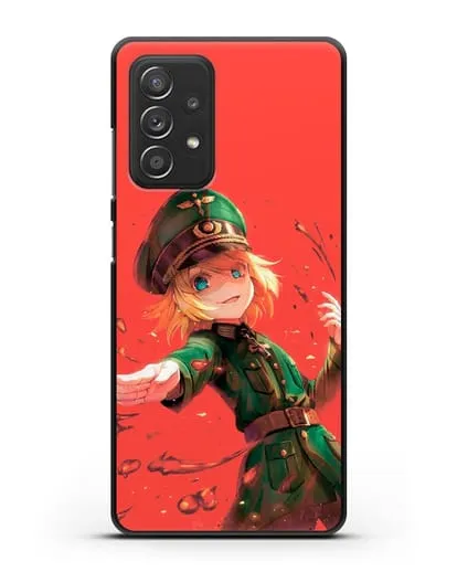 Чехол аниме Военная хроника маленькой девочки - Злая Таня силиконовый для Samsung Galaxy A53