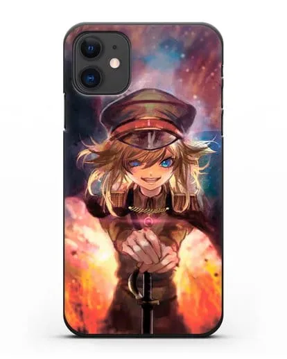 Чехол аниме Военная хроника маленькой девочки - Демон Рейна силиконовый для iPhone 11