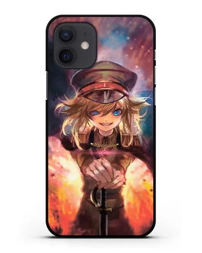 Чехол аниме Военная хроника маленькой девочки - Демон Рейна силиконовый для iPhone 12