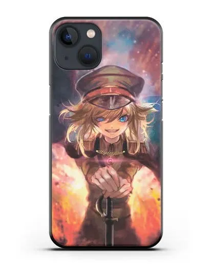 Чехол аниме Военная хроника маленькой девочки - Демон Рейна силиконовый для iPhone 13