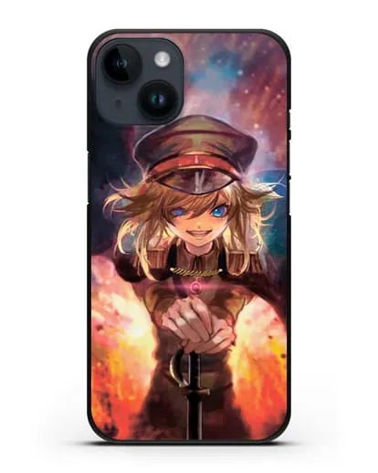 Чехол аниме Военная хроника маленькой девочки - Демон Рейна силиконовый для iPhone 14