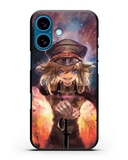 Чехол аниме Военная хроника маленькой девочки - Демон Рейна силиконовый для iPhone 16