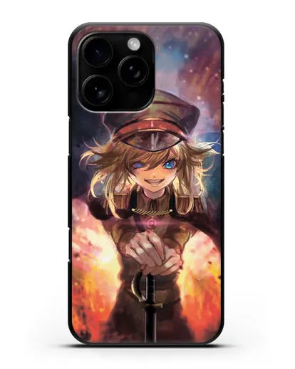 Чехол аниме Военная хроника маленькой девочки - Демон Рейна силиконовый для iPhone 16 Pro Max