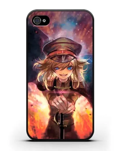 Чехол аниме Военная хроника маленькой девочки - Демон Рейна силиконовый для iPhone 4/4s