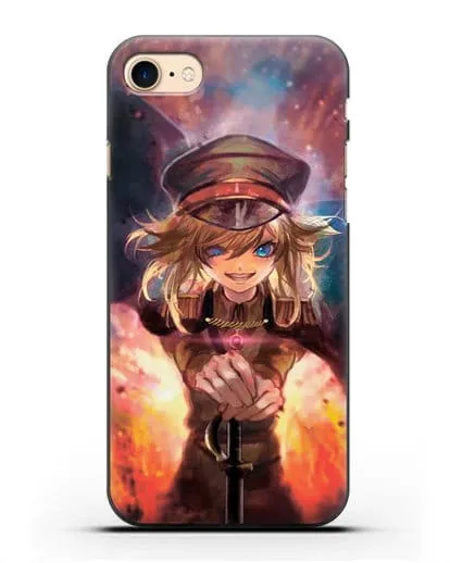 Чехол аниме Военная хроника маленькой девочки - Демон Рейна силиконовый для iPhone 7