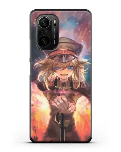 Чехол аниме Военная хроника маленькой девочки - Демон Рейна силиконовый для Xiaomi Poco F3