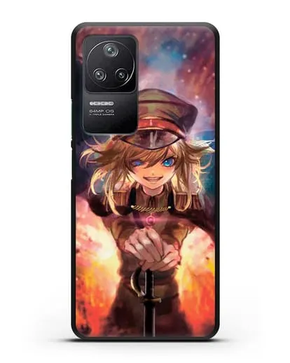 Чехол аниме Военная хроника маленькой девочки - Демон Рейна силиконовый для Xiaomi Poco F4