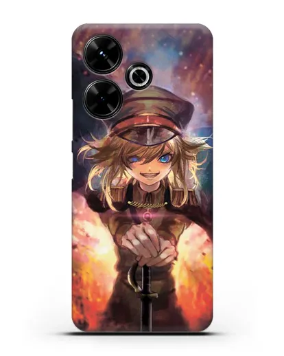 Чехол аниме Военная хроника маленькой девочки - Демон Рейна силиконовый для Xiaomi Poco M6