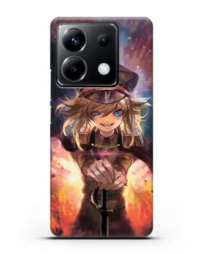 Чехол аниме Военная хроника маленькой девочки - Демон Рейна силиконовый для Xiaomi Poco X6