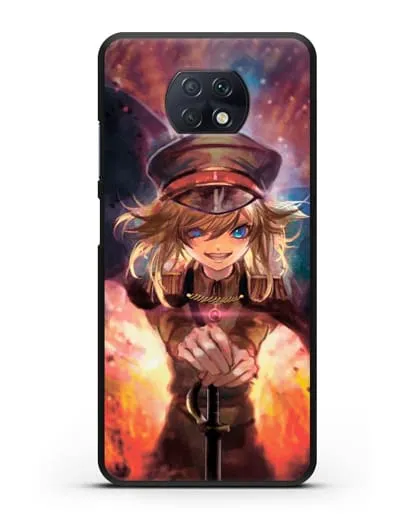 Чехол аниме Военная хроника маленькой девочки - Демон Рейна силиконовый для Xiaomi Redmi Note 9T