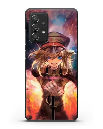 Чехол аниме Военная хроника маленькой девочки - Демон Рейна силиконовый для Samsung Galaxy A53