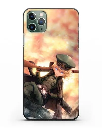 Чехол аниме Военная хроника маленькой девочки - Таня с ружьём силиконовый для iPhone 11 Pro Max