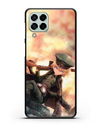 Чехол аниме Военная хроника маленькой девочки - Таня с ружьём силиконовый для Samsung Galaxy M53 [SM-M536]