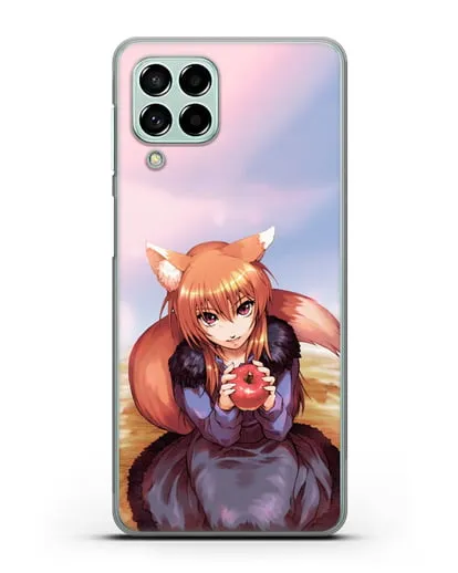 Чехол аниме Волчица и пряности - Волчица с яблоком силиконовый для Samsung Galaxy M53 [SM-M536]