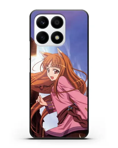 Чехол аниме Волчица и пряности - Волчица в городе силиконовый для Honor X8a