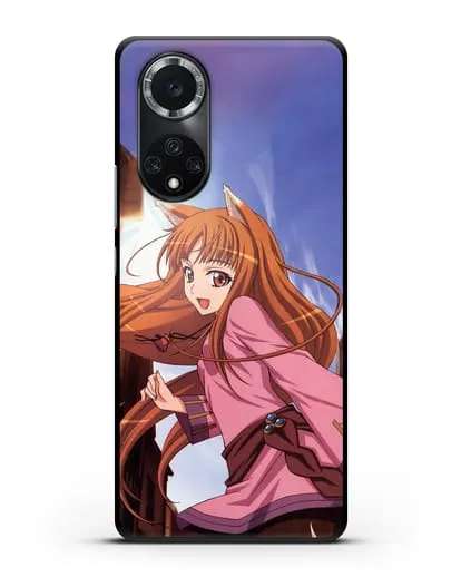 Чехол аниме Волчица и пряности - Волчица в городе силиконовый для Huawei Nova 9