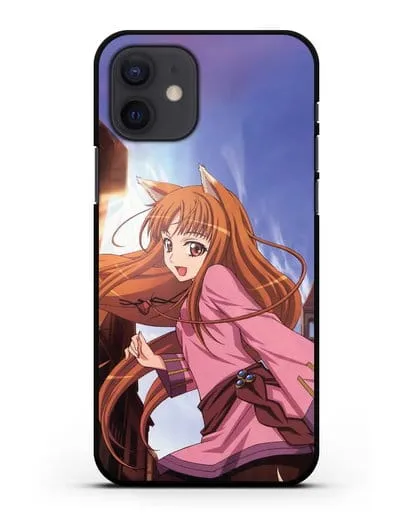 Чехол аниме Волчица и пряности - Волчица в городе силиконовый для iPhone 12