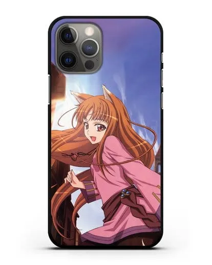 Чехол аниме Волчица и пряности - Волчица в городе силиконовый для iPhone 12 Pro