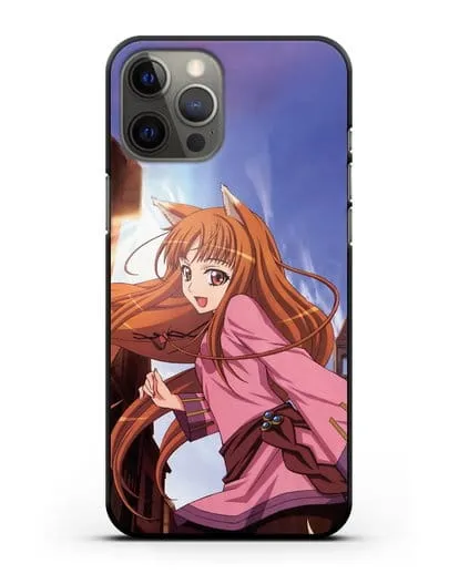 Чехол аниме Волчица и пряности - Волчица в городе силиконовый для iPhone 12 Pro Max