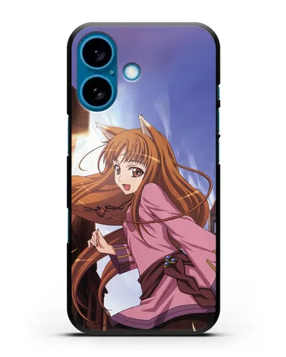 Чехол аниме Волчица и пряности - Волчица в городе силиконовый для iPhone 16