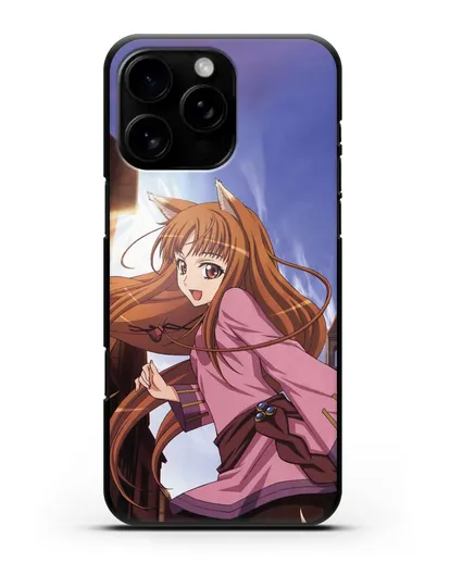 Чехол аниме Волчица и пряности - Волчица в городе силиконовый для iPhone 16 Pro Max